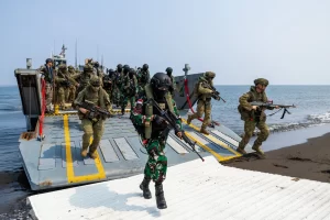 Militer Indonesia dan Australia Gelar Latihan Amfibi Akbar