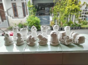 Contoh Produk Patung Gypsum Melukis yang ditawarkan