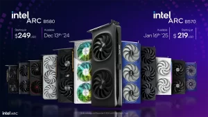 Harga Intel Arc B570 dan Intel Arc B580