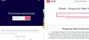 Tangkapan Layar Y2Mate dan SSYoutube